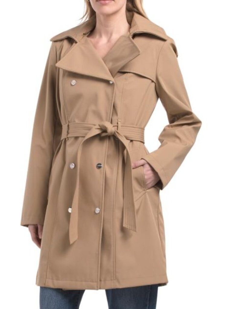 Calvin Klein Belted Mid Length Trench Coat
